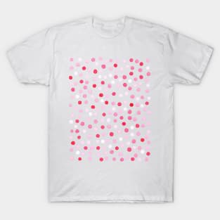 New confetti dots in red T-Shirt